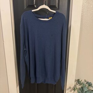 Ralph Lauren Polo Men’s 3XB Artist NG Navy Heather Crewneck Sweater NWT MSRP 125